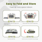 Pawaii Cat Carrier with ID Tag, TSA Airline Approved Cat Carrier, Soft Sided Collapsible Pet Travel Carrier, Foldable Cat Travel Bag, Protable, Comfortable, Convenient Cat Travel Carrier