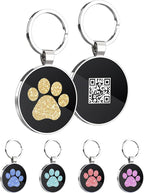 Personalized Dog Tags - Custom Dog Name Tags with QR Code for Instant Pet Location Alerts