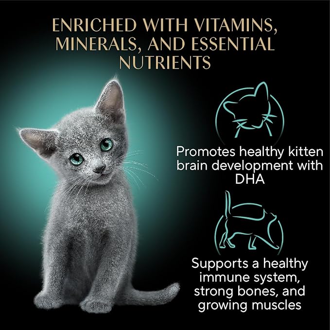 Sheba Perfect Portions Kitten Wet Cat Food Pate Turkey Entree, 2.6 oz. Twin-Pack Trays (24 Count, 48 Servings)