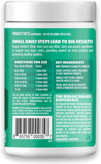 Doggie Dailies, Hip and Joint Supplement for Dogs, Glucosamine Chondroitin, Premium Hip and Joint Chews for Dogs All Breeds & Sizes, Dog Vitamins and Supplements, (Peanut Butter) 225 Chews