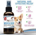 PetSilver Wound & Skin Spray - Dog Wound Spray, Hot Spot, Allergy Relief for Dogs, Itch Spray for Cats - Natural Skin Soother - Chelated Silver, Superior to Colloidal Silver - Made in USA - 4 fl oz