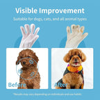 Hypoallergenic Pet Grooming Wipes for Dogs & Cats - Coconut Oil Cleaning & Deodorizing Bathing Wipes with Hydrating Formula for All Body Parts,Dog Cleaning Wipes Remove Odor (3 Pack)
