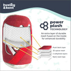 Huxley & Kent Dog Plush Toy w/ Squeaker - Interactive Dog Toys For Puppies & Adult Dogs - Diamond Mesh Tech Lined Puppy Plush Toys - Easy-to-Clean Pet Toy (Pop n' Fetch Zombie Pop-Eye,Small)