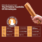 KATHMANDU'S Authentic Yak Cheese Himalayan Dog Chews Large (Pack of 4) - All Natural High Protein Dog Treats Per Chew, Delicious & Long Lasting for Aggressive Chewers | Odor & Gluten Free Chews