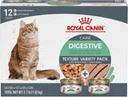 Royal Canin Feline Care Nutrition Digestive Care Adult Thin Slices in Gravy and Loaf in Sauce Cat Food, 3 oz (Pack of 12)