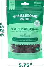 Wholesome Pride 9-in-1 Dog Multifunctional Soft Chews – Joint Pain Relief, Hip & Joint Support, Immune, Skin, Gut, Heart, Brain Health – Glucosamine, MSM, Chondroitin – 90 Chews
