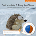 Interactive Dog Toy That Moves Active Ball for Dogs with Rechargeable Battery, Self Moving Balls and Plush Cover for Small & Medium Dogs to Chase, Barking Dog Toy Hedgehog (1 pack, Hedgehog)