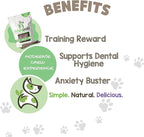 Nature Gnaws Beef Gullet Sticks for Dogs 5-6" (1Lb) - Natural Beef Jerky Stick Dog Chew Treats - Rawhide Free