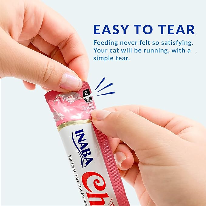 INABA Churu Cat Treats, Grain-Free, Lickable, Squeezable Creamy Purée Cat Treat/Topper with Vitamin E & Taurine, 0.5 Ounce - 50 Count (Pack of 1), Beef & Cheese Variety