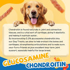 Gazeupon Dog Treats, Chicken Wrapped Sweet Potato, Healthy Training Snacks for Dogs w/Glucosamine Chondroitin, Rawhide Free