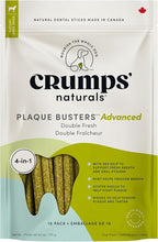 Crumps' Naturals Plaque Busters Advanced - Double Fresh Dental Sticks 9.5oz