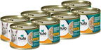 Nulo Minced with Whole Proteins Wet Canned Cat Food, Chicken, Crab, and Prawn in Broth, 6.0 Ounce, 8 Cans