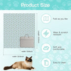 33.5" Cat Wrap for Grooming, Maximum, Self-Adherent Soft Cat Blanket for Nail Clipping, Anti-Scratch-Escape Calming Wrap, Cats Burrito Swaddle for 6-18 lbs (Floral, XX Large)