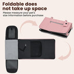 Pecute Stylish Cat Carrier Up to 13lbs, Soft Sided Small Dog Travel Carriers, Collapsible Pet Carrier for Small Cats and Dogs with Locking Safety Zippers, Puppy Carrier Airline Approved -Pink