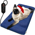 Outdoor Pet Heating Pads for Dogs, Safe Electric Cat Heating Pad with Timer, 6 Levels Adjustable Temperature Dog Cat Heated Bed Pad For Dog Cat House,Dog Heat Pad Outside with Removable Washable Cover