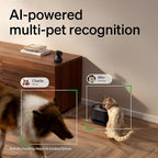 PETLIBRO AI Pet Camera Indoor with Phone App, 360° Auto Tracking Dog Camera Multi-Pet Recognition & AI Day Summary, 1080p Cat Camera Night Vision, 2-Way Talk WiFi Cam Pet with 2.4G/5G