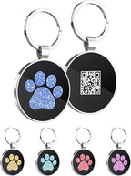 QR Dog Tags Personalized for Pets Custom Dog Tags Dog Name Tag QR Code Pet Tags Smart Pet ID Tags Free Online & Scan QR Receive Instant Pet Location Alert Email