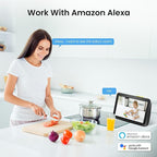 Indoor Camera for Home Security 360°, 1080p Pet Cameras with Pan&Tilt, Night Vision, Motion Detection, 2-Way Audio, Compatible with Alexa/Google Assistant, 2.4GHz WiFi, 2 Pack