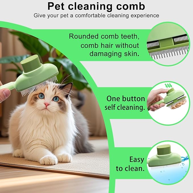 Pet Hair Removal Glove, Magic Brush Pet Hair, Cat Comb, Washable Reusable Dogs Cats Hair Gloves for Furniture, Bed, Sheets, Couch, Clothes, Carpet, Car Seat, Pet Grooming, Curtain (2PCS)