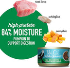 Tiki Cat Aloha Friends, Tuna, Ocean Whitefish & Pumpkin, Grain-Free & High Moisture, Wet Cat Food for All Life Stages 3 oz. Can (12 Count)