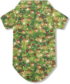 Colorful Lights Dog Clothes for Small Dogs Christmas Boy Girl Dog Shirt Soft Puppy Outfit Adorable Pet T-Shirts Puppy Summer Hawaiian Beach Polo Shirts Clothes Kitten Xmas Clothing