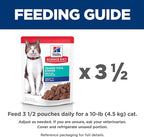Hill's Science Diet Adult 7+, Senior Adult 7+ Premium Nutrition, Wet Cat Food, Tuna Stew, 2.8 oz Pouch, Case of 24