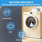 Heated Cat Bed for Indoor Cats，20" Cat Heating Pad with Timer & Temp Adjustable, Washable Calming Pet Bed with Heating Pad for Cats and Small Dogs，Gray Electric Bed Heater Warmer for Kitten Cat