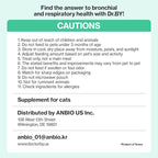 Doctor By Cat Breath Bronchial Supplements Cat Sneezing Treatment Asthma Cold Cough Nose Relief Respiratory&Immune Support with TF-343-30 lickable Formula Individually Packaged, Chicken (1 Pack)