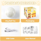 Dog Toys, 2025 lnteractive Dog Toys Moving Dog Toy Rechargeable Active Moving Pet Plush Toy Keep Pets Busy, Puppy Toys Talking Jumping Music Ball for Small Medium Large Breed