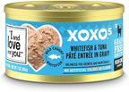 I AND LOVE AND YOU XOXOs Wet Cat Food - Whitefish + Tuna Pâté - Grain Free, Filler Free, 3oz Pack of 24 Cans