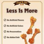 Gootoe Turkey Tendon Dog Treats, Bone (M) 3.17 oz, USA-Sourced Turkey Tendon, Natural Snack, Premium Puppy Chews, Hypoallergenic, Reseal Value Bags, Sizes for Medium Dogs