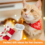 3 in 1 Cat Steam Brush, Pet Steam Brush for Cat Dog Long Short Haired, Pet Spray Hair Removal Comb for Small Animals Shedding & Grooming, Water Mist Spray Brushes with Release Button(White)