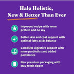 Halo Holistic Vegan Dog Food, Plant-Based Recipe with Kelp, Dry Dog Food, Complete Digestive Health, Kibble for Adult Dogs, 21 lb Bag