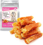 Dog Treats, Chicken Wrapped Sweet Potato Dog Treats, Rawhide Free Healthy Snacks, Soft Chews for Puppy and Small Dogs, 14 oz