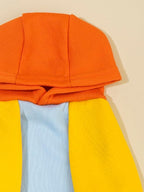 QWINEE Basic Dog Hoodie Sweatshirt Puppy Sweater Warm Cat Costumes Pet Clothes for Chihuahua Puppy Kitten Small Medium Dogs Orange and Blue X-Large