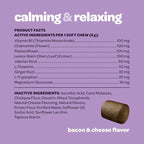 Calming Chews for Dogs | Herbal Dog Calming Chews for Anxiety from Normal and Occasional Stressors Including Separation Storms Grooming & Travel | NASC Certified & Made in The USA | 60 Count
