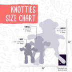 HuggleHounds Knottie Plush Dog Toy - Stuffed Animal Toy, Puppy Toys, Squeaky Dog Toy for Small, Medium & Large Dogs, Durable Plush to Keep Them Busy, Officially Licensed - Texas Longhorn, Large