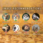 Personalized Pet Memorial Stone, Custom Dog Memorial Gifts for Loss of Dog with Photo Name Date, Dog Remembrance Gift, Loss of Dog Sympathy Gift for Dog Cat Lovers (Quote 4)