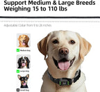 LUCKSKY GPS Wireless Dog Fence, 647 Acres Coverage, No Wire or WiFi Needed, Waterproof Training Collar with Vibration & Static Modes, Easy Setup