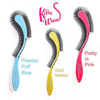 (Blue) Cat Brush is Designed for Comfort, Created for Results. This innovative grooming brush features multi contoured shapes that gently adapt to your cats body for a stress free grooming.