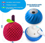 AIERSA Interactive Dog Toys, Automatic Dog Treat Ball Dispenser Toy to Keep Them Busy, Anti-Boredom Electric Moving Puzzle Dog Toys, Self-Rolling Treat Ball Toy for Small and Medium Dogs (Waxberry)