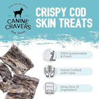 Canine Cravers Single Ingredient Dog Treats – Healthy and Nutritious Human Grade Air Dried Hypoallergenic Pet Food - Grain Free, Gluten Free and No Soy – 100% All Natural Variety New 3 Pack
