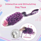 wodoca Dog Tug Toys for Aggressive Chewers, Interactive Dog Rope Toy, Tug of War Toys, Puppy Chew Toys Rope with Strong Squeak, Knots Cotton for Teeth Cleaning, Training Medium, Large Dogs