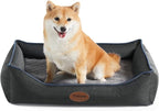 Orthopedic Dog Beds for Medium Large Dogs, Durable Egg Crate Foam Sofa Dog Bed wit Washable Removable Cover,Waterproof Lining and Nonskid Bottom,Pet Bed for Small Dogs