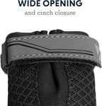 Ruffwear, Grip Trex Dog Shoes, Non-Slip Boots for Hot Pavement & Snow, Weatherproof Paw Protection with Breathable Mesh, Rugged Sole for Hiking, Obsidian Black, 3.00"