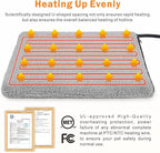 Heated Cat Bed, 11 Adjustable Temperature Pet Heating Pad Indoor for Dogs Cats Heating Mat with Timer, Auto Power Off, Electric Pet Heating Pad for Cat House (Grey, XL(47"x28"))
