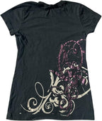 Women Y2K Graphic T-Shirts Summer Short Sleeve Punk Gothic Tee Tops Vintage 90s Aesthetic Emo Clothes Streetwear