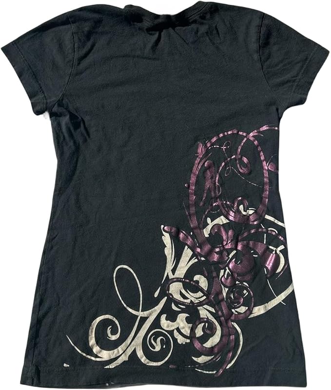 Women Y2K Graphic T-Shirts Summer Short Sleeve Punk Gothic Tee Tops Vintage 90s Aesthetic Emo Clothes Streetwear