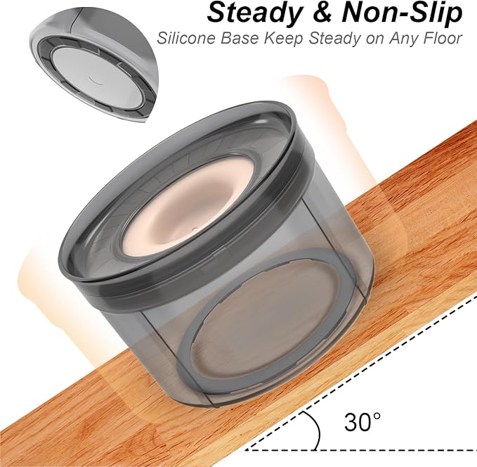 1Gallon No Spill Dog Water Bowl-3.8L Large Capacity, BPA-Free, Anti-Splash & Anti-Digging Design with Non-Slip Base, for Messy Drinkers