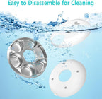 Ownpets Automatic Cat Feeder for Wet Food, with Stainless Steel Tray, 6 Meals Rechargeable Auto Pet Feeder with 2 Ice Packs, Cat Food Dispenser for Cats Small Dogs